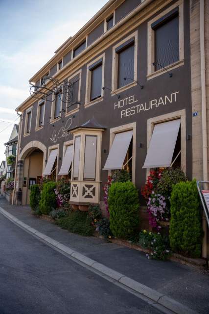 La Charrue à Sand, Hôtel Restaurant Alsace, Bas-Rhin, Devanture 
